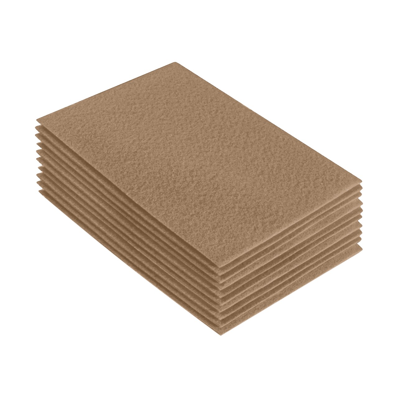 FabricLA Acrylic Felt Sheets for Crafts - Precut 9" X 12" Inches (20 cm X 30 cm) Felt Squares - Use Felt Fabric Craft Sheets for DIY, Costume, and Decoration | Taupe 102 - 10 Pieces